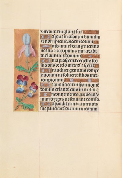 Horas da rainha Isabel, a católica, rainha da Espanha: Fol. 207v, c. 1500. de Master of the First Prayerbook of Maximillian