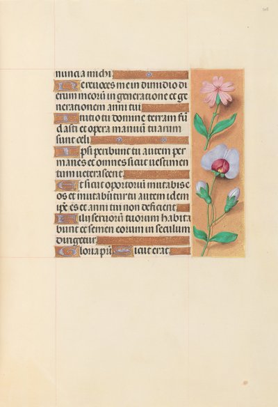 Horas da rainha Isabel, a católica, rainha da Espanha: Fol. 208r, c. 1500. de Master of the First Prayerbook of Maximillian