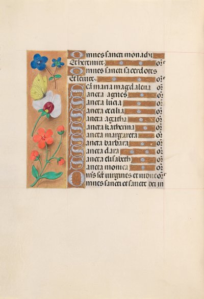 Horas da rainha Isabel, a católica, rainha da Espanha: Fol. 212v, c. 1500. de Master of the First Prayerbook of Maximillian