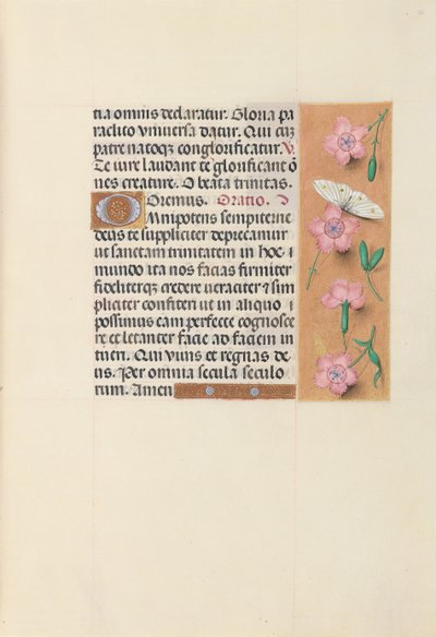 Horas da rainha Isabel, a católica, rainha da Espanha: Fol. 21r, c. 1500. de Master of the First Prayerbook of Maximillian