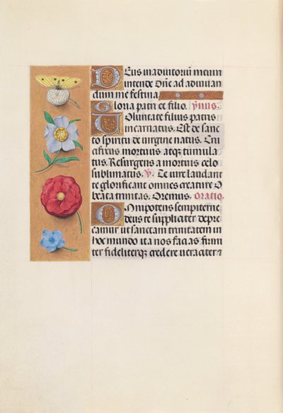 Horas da rainha Isabel, a católica, rainha da Espanha: Fol. 21v, c. 1500. de Master of the First Prayerbook of Maximillian