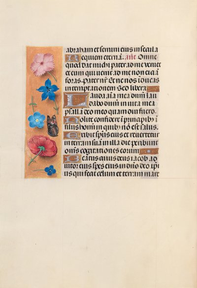 Horas da rainha Isabel, a católica, rainha da Espanha: Fol. 224v, c. 1500. de Master of the First Prayerbook of Maximillian