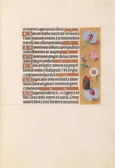 Horas da rainha Isabel, a católica, rainha da Espanha: Fol. 225r, c. 1500. de Master of the First Prayerbook of Maximillian