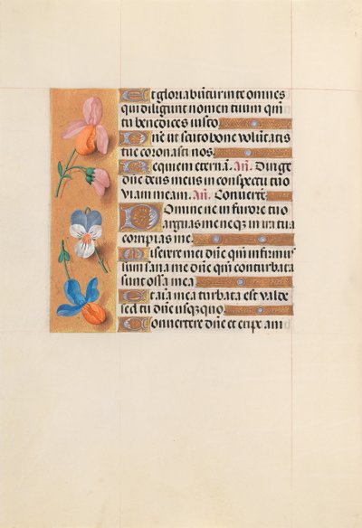 Horas da rainha Isabel, a católica, rainha da Espanha: Fol. 228v, c. 1500. de Master of the First Prayerbook of Maximillian
