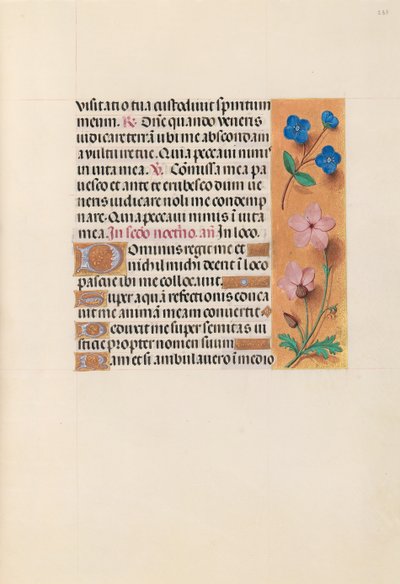 Horas da rainha Isabel, a católica, rainha da Espanha: Fol. 233r, c. 1500. de Master of the First Prayerbook of Maximillian
