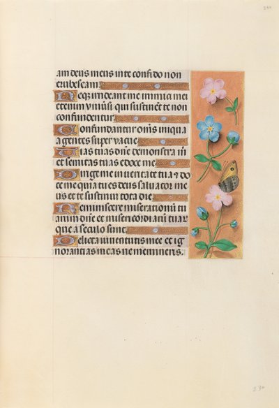 Horas da rainha Isabel, a católica, rainha da Espanha: Fol. 234r, c. 1500. de Master of the First Prayerbook of Maximillian