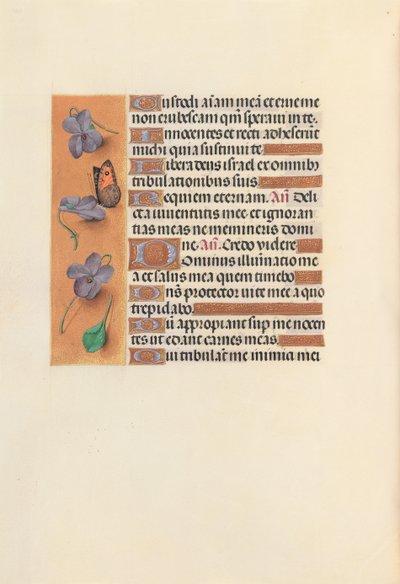 Horas da rainha Isabel, a católica, rainha da Espanha: Fol. 235v, c. 1500. de Master of the First Prayerbook of Maximillian
