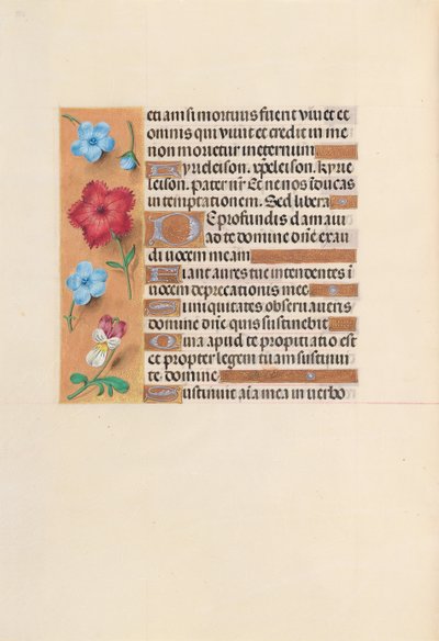 Horas da rainha Isabel, a católica, rainha da Espanha: Fol. 255v, c. 1500. de Master of the First Prayerbook of Maximillian