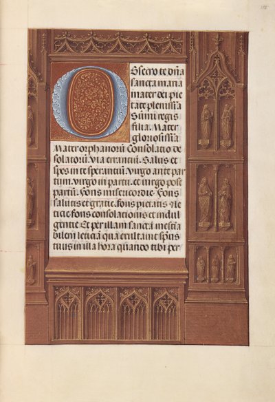 Horas da rainha Isabel, a católica, rainha da Espanha: Fol. 258r, c. 1500. de Master of the First Prayerbook of Maximillian