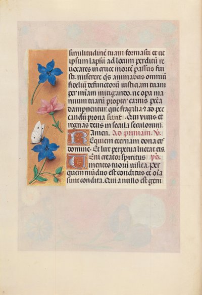 Horas da rainha Isabel, a católica, rainha da Espanha: Fol. 25v, c. 1500. de Master of the First Prayerbook of Maximillian