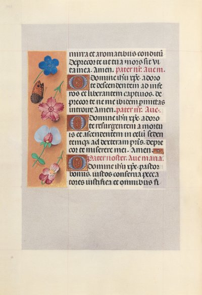 Horas da rainha Isabel, a católica, rainha da Espanha: Fol. 265v, c. 1500. de Master of the First Prayerbook of Maximillian