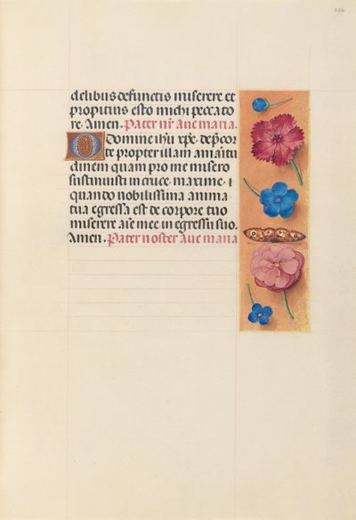 Horas da rainha Isabel, a católica, rainha da Espanha: Fol. 266r, c. 1500. de Master of the First Prayerbook of Maximillian
