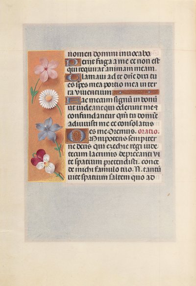 Horas da rainha Isabel, a católica, rainha da Espanha: Fol. 268v, c. 1500. de Master of the First Prayerbook of Maximillian