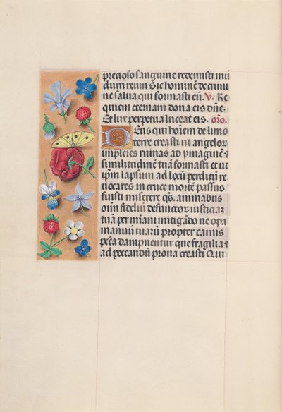 Horas da rainha Isabel, a católica, rainha da Espanha: Fol. 29v, c. 1500. de Master of the First Prayerbook of Maximillian