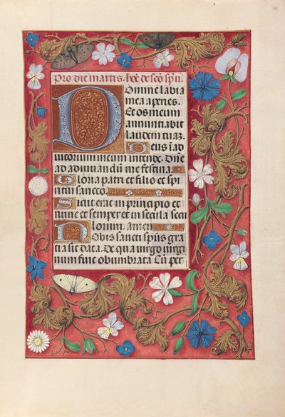 Horas da rainha Isabel, a Católica, rainha de Espanha:  Fol. 32r de Master of the First Prayerbook of Maximillian
