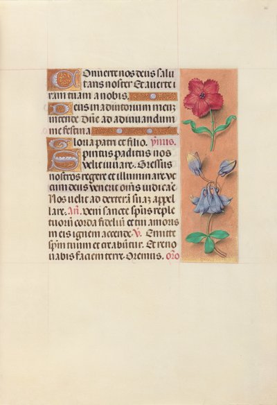 Horas da rainha Isabel, a católica, rainha da Espanha: Fol. 36r, c. 1500. de Master of the First Prayerbook of Maximillian