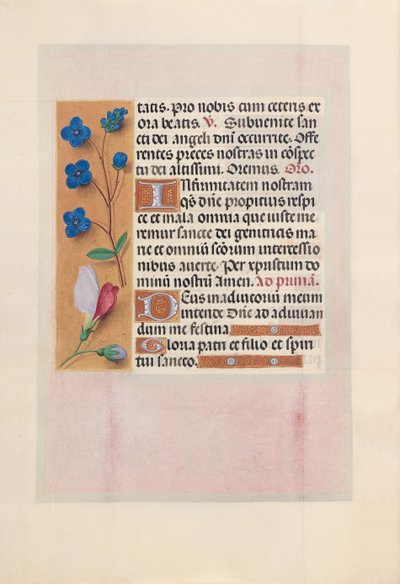 Horas da rainha Isabel, a católica, rainha da Espanha: Fol. 38v, c. 1500. de Master of the First Prayerbook of Maximillian