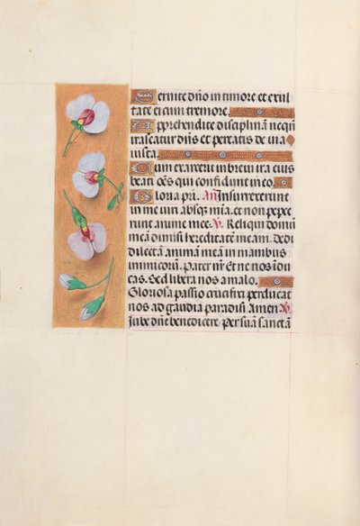 Horas da rainha Isabel, a católica, rainha da Espanha: Fol. 53v, c. 1500. de Master of the First Prayerbook of Maximillian