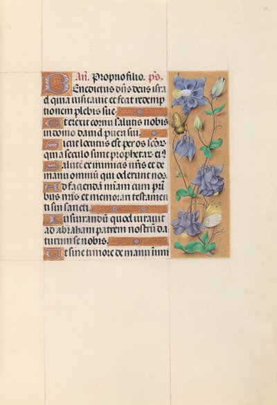 Horas da rainha Isabel, a Católica, rainha de Espanha:  Fol. 59r de Master of the First Prayerbook of Maximillian