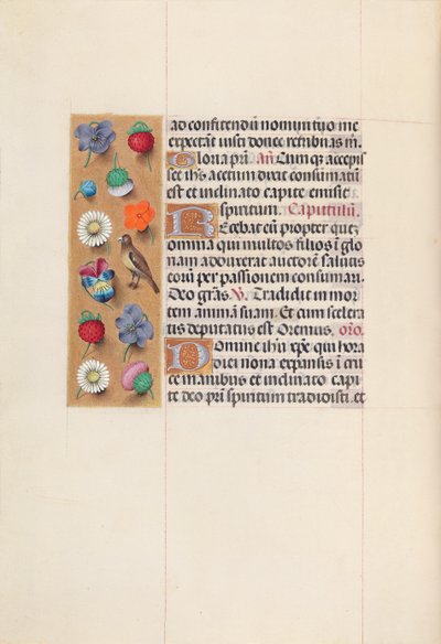 Horas da rainha Isabel, a católica, rainha da Espanha: Fol. 70v, c. 1500. de Master of the First Prayerbook of Maximillian