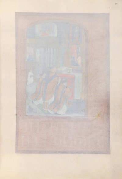 Horas da rainha Isabel, a católica, rainha da Espanha: Fol. 87r, c. 1500. de Master of the First Prayerbook of Maximillian