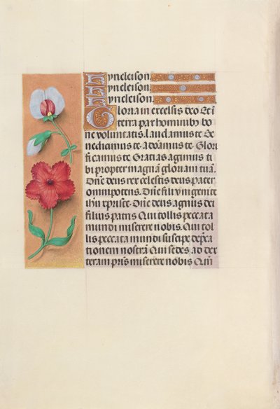 Horas da rainha Isabel, a católica, rainha da Espanha: Fol. 89v, c. 1500. de Master of the First Prayerbook of Maximillian