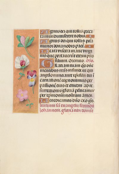 Horas da rainha Isabel, a católica, rainha da Espanha: Fol. 92v, c. 1500. de Master of the First Prayerbook of Maximillian