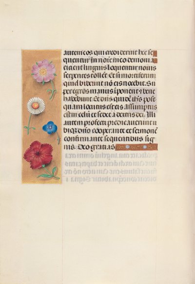 Horas da rainha Isabel, a católica, rainha da Espanha: Fol. 96v, c. 1500. de Master of the First Prayerbook of Maximillian
