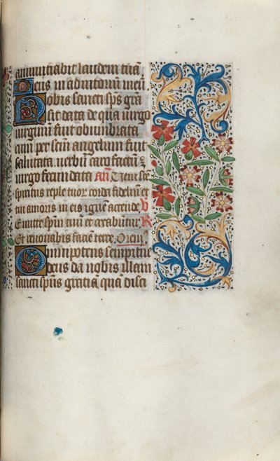 Livro de Horas de Uso de Rouen: fol. 100r, c. 1470 de Master of the Geneva Latini