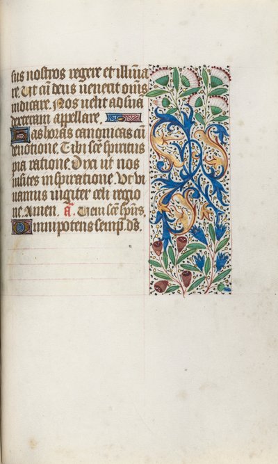 Livro de Horas de Uso de Rouen: fol. 102r, c. 1470 de Master of the Geneva Latini