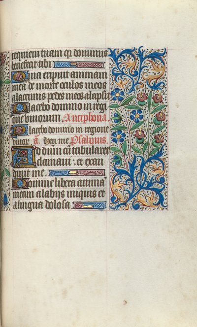 Livro de Horas de Uso de Rouen: fol. 104r, c. 1470 de Master of the Geneva Latini