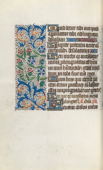 Livro de Horas de Uso de Rouen: fol. 104v, c. 1470 de Master of the Geneva Latini
