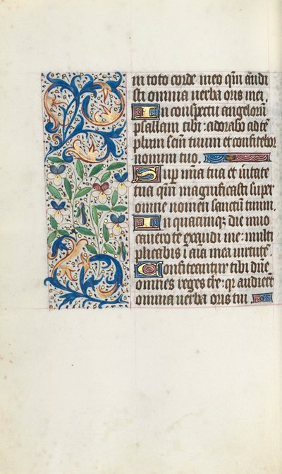 Livro de Horas de Uso de Rouen: fol. 106r, c. 1470 de Master of the Geneva Latini