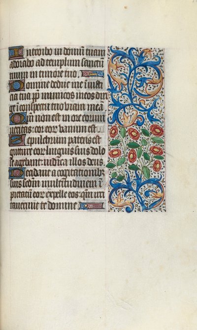 Livro de Horas de Uso de Rouen: fol. 111r, c. 1470 de Master of the Geneva Latini