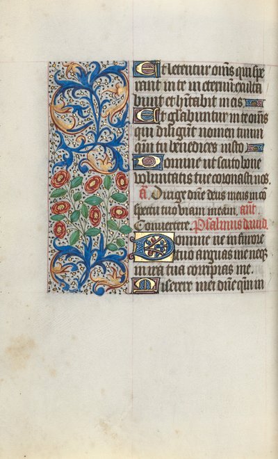 Livro de Horas de Uso de Rouen: fol. 111v, c. 1470 de Master of the Geneva Latini