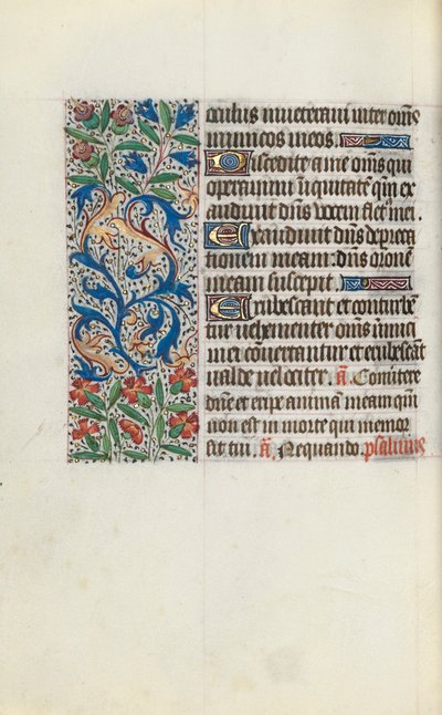 Livro de Horas de Uso de Rouen: fol. 112v, c. 1470 de Master of the Geneva Latini