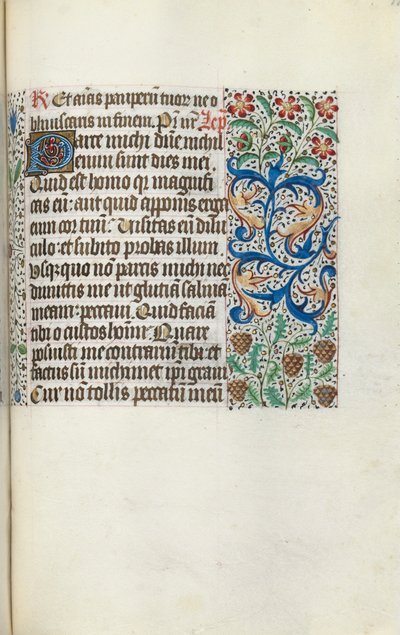 Livro de Horas de Uso de Rouen: fol. 115r, c. 1470 de Master of the Geneva Latini