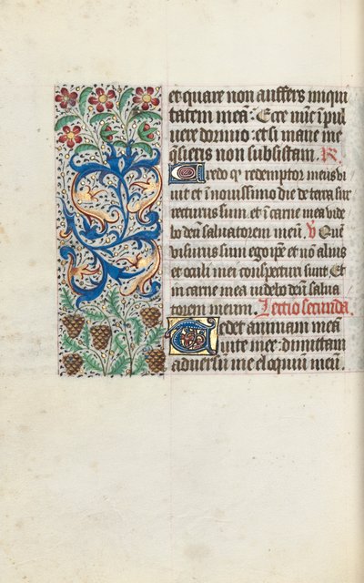 Livro de Horas de Uso de Rouen: fol. 115v, c. 1470 de Master of the Geneva Latini