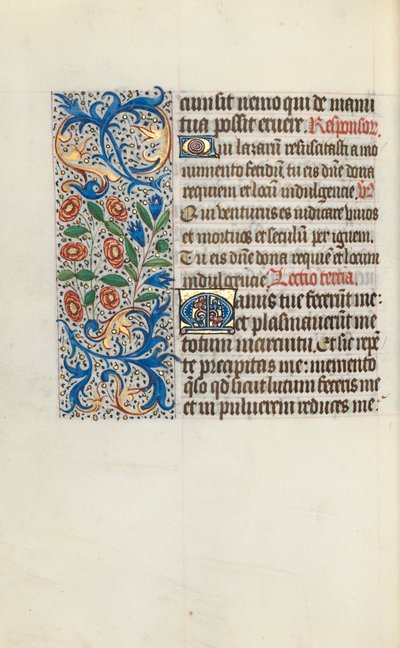 Livro de Horas de Uso de Rouen: fol. 116v, c. 1470 de Master of the Geneva Latini