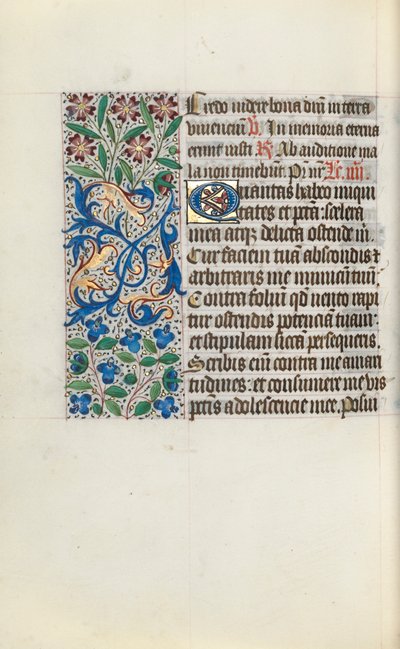 Livro de Horas de Uso de Rouen: fol. 122v, c. 1470 de Master of the Geneva Latini