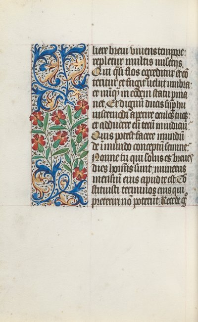 Livro de Horas de Uso de Rouen: fol. 123v, c. 1470 de Master of the Geneva Latini