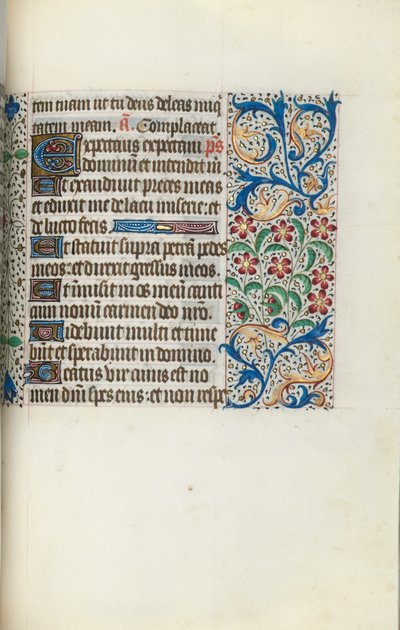 Livro de Horas de Uso de Rouen: fol. 125r, c. 1470 de Master of the Geneva Latini