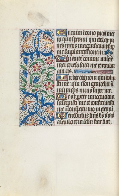 Livro de Horas de Uso de Rouen: fol. 128v, c. 1470 de Master of the Geneva Latini