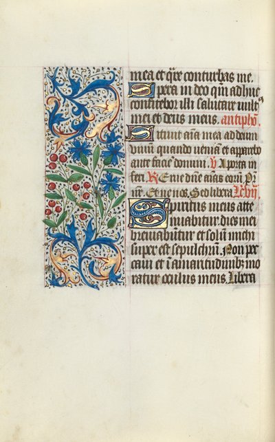 Livro de Horas de Uso de Rouen: fol. 130v, c. 1470 de Master of the Geneva Latini