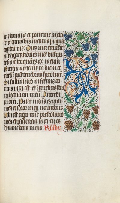 Livro de Horas de Uso de Rouen: fol. 131r, c. 1470 de Master of the Geneva Latini