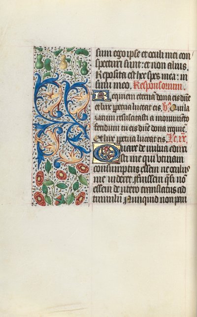 Livro de Horas de Uso de Rouen: fol. 132v, c. 1470 de Master of the Geneva Latini