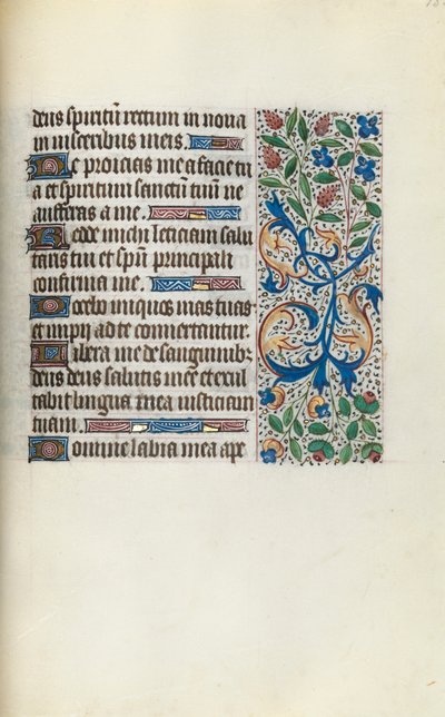 Livro de Horas de Uso de Rouen: fol. 135r, c. 1470 de Master of the Geneva Latini