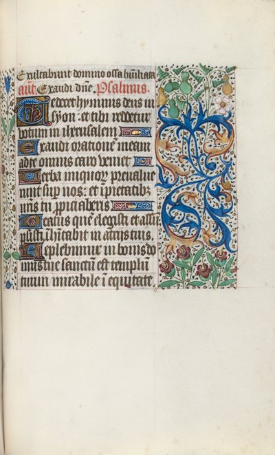 Livro de Horas de Uso de Rouen: fol. 136r, c. 1470 de Master of the Geneva Latini