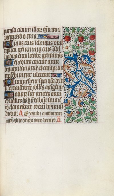 Livro de Horas de Uso de Rouen: fol. 137r, c. 1470 de Master of the Geneva Latini