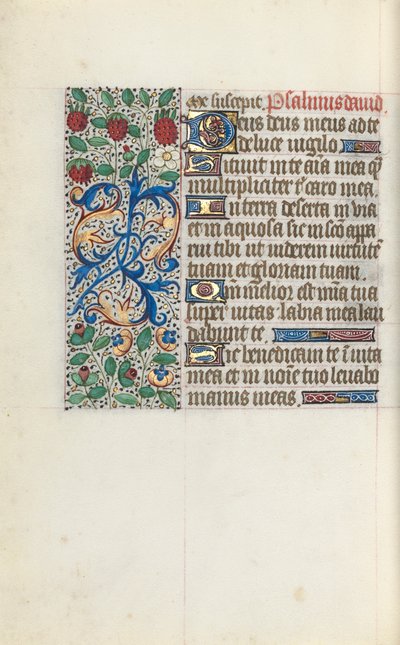 Livro de Horas de Uso de Rouen: fol. 137v, c. 1470 de Master of the Geneva Latini